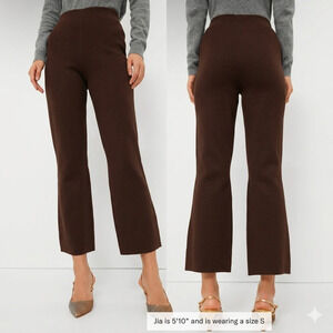 TUCKERNUCK Brown Compression Knit Ashford Pants Size XS NWT